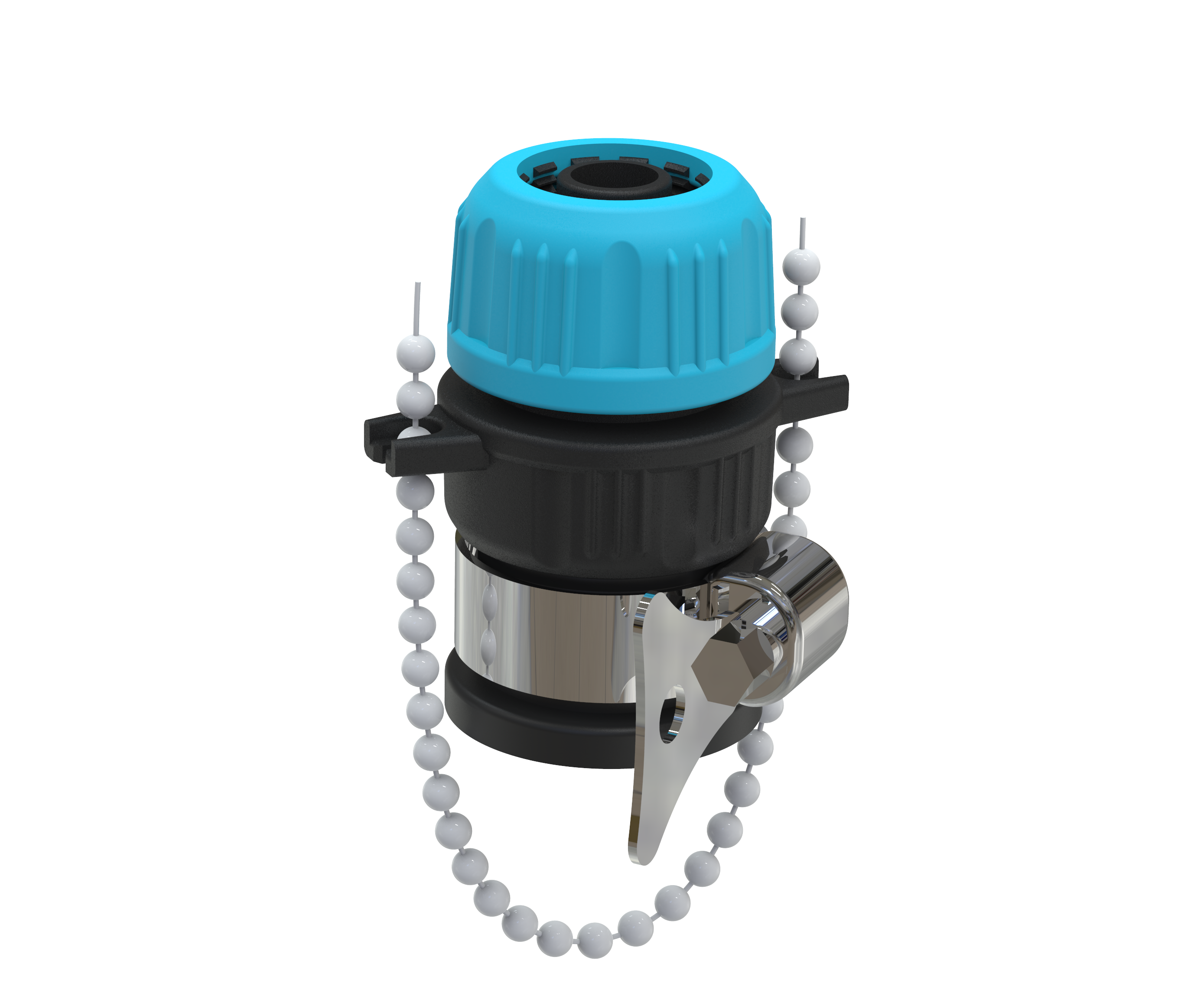  ABS 69g软管连接器匹配1/2 “  -  5/8 ”软管