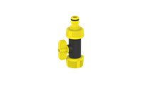 Válvula plástica Deluxe adaptador de grifos de una vía adaptada grifo de cocina rehegua .