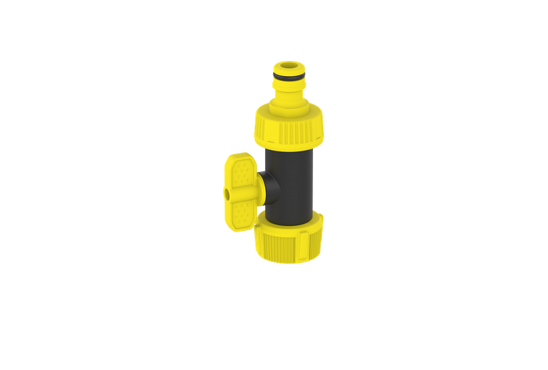 Plastik Valve Deluxe Bir yolla mətbəxə vurulmuş adapter